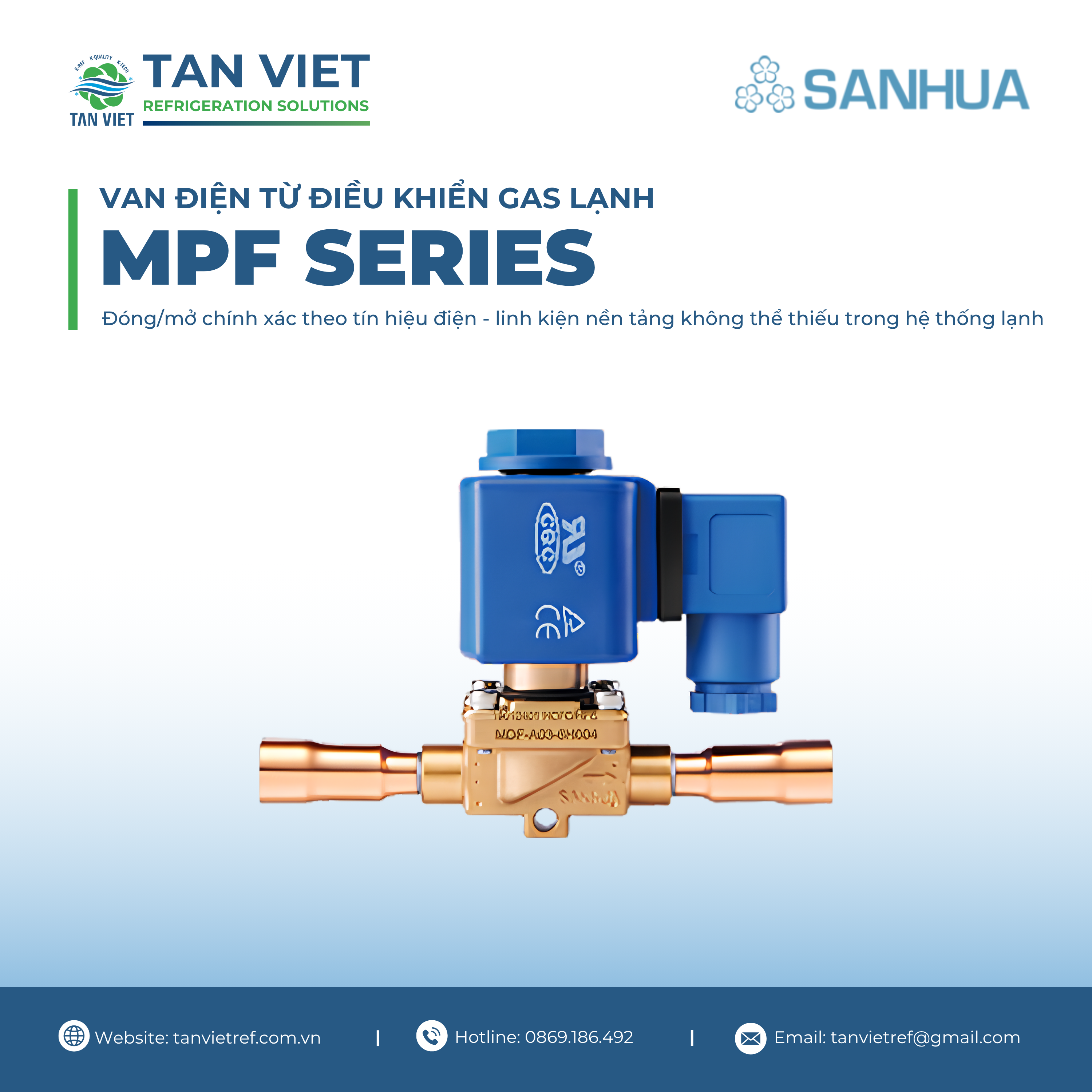 MDF SERIES - VAN ĐIỆN TỪ ĐIỀU KHIỂN GAS LẠNH